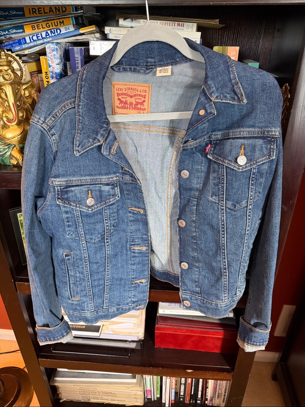 Levi's Blue Denim Jacket with Chest Pockets